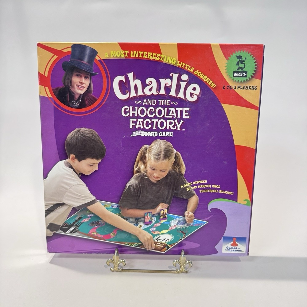 Charlie And The Chocolate Factory Board Game Complete 2005 Games For All Reasons